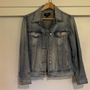 Jcrew distressed Denim Jacket